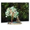 Estatua de Buda con árbol de cristal curativo árbol de la