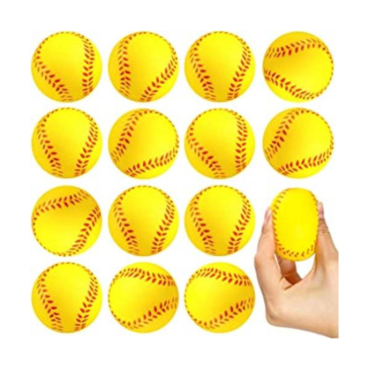 20 mini pelotas deportivas de espuma de 2.5 pulgadas