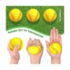 20 mini pelotas deportivas de espuma de 2.5 pulgadas