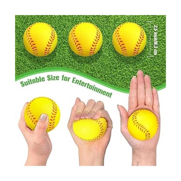 20 mini pelotas deportivas de espuma de 2.5 pulgadas