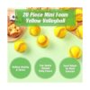 20 mini pelotas deportivas de espuma de 2.5 pulgadas