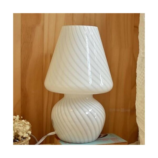 Lámpara de hongo más alto lámpara de mesa blanca_5