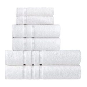 COTTONIA Juego de 6 toallas de baño 2 toallas de mano 2_1