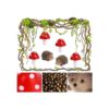 8 piezas de accesorios de jardín salvaje de hadas mini