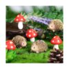 8 piezas de accesorios de jardín salvaje de hadas mini