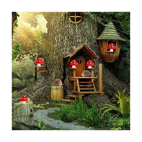 8 piezas de accesorios de jardín salvaje de hadas mini