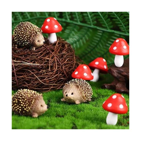 8 piezas de accesorios de jardín salvaje de hadas mini