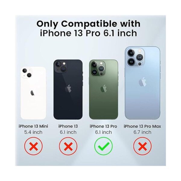 Caka Funda para iPhone 13 Pro con funda de cámara y_2