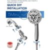 Pavezo High Pressure Shower Head with Handheld Extra Long_6
