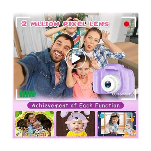 Dylanto Cámara de selfie infantil de video digital HD el_4