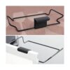Soporte grande para bolsa de basura de acero inoxidable