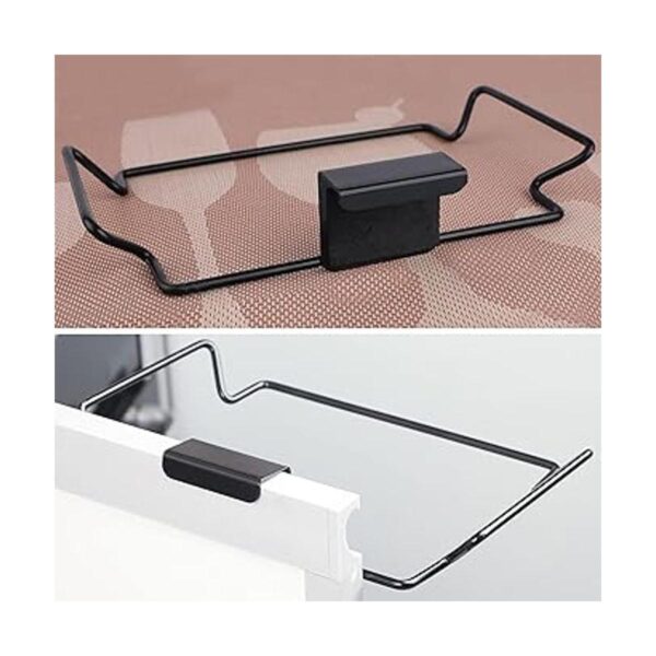 Soporte grande para bolsa de basura de acero inoxidable