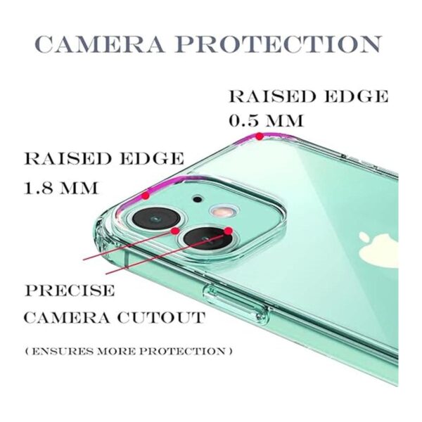 Unov Funda compatible con iPhone 11 transparente_2