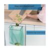 Soporte grande para bolsa de basura de acero inoxidable