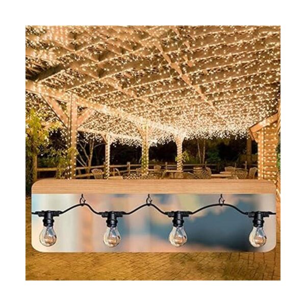 24 ganchos atornillados para luces al aire libre ganchos
