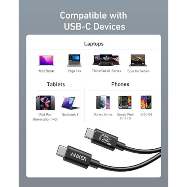 Anker Cable USB 4 515 de 3.3 pies soporta pantalla HD 8K_3