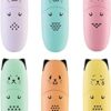 6 piezas en forma de gato lindo mini rotulador de color_1