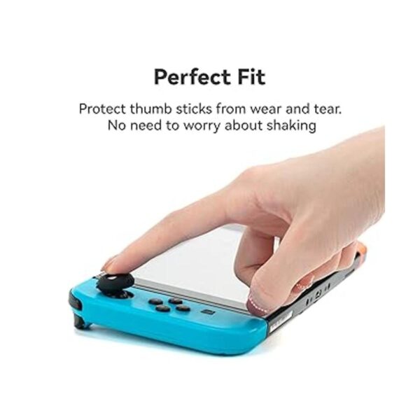 GeekShare Bonitas tapas de silicona Joycon con agarre para_2