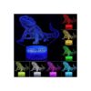 Lámpara de luz nocturna de dragón barbudo 16 colores LED