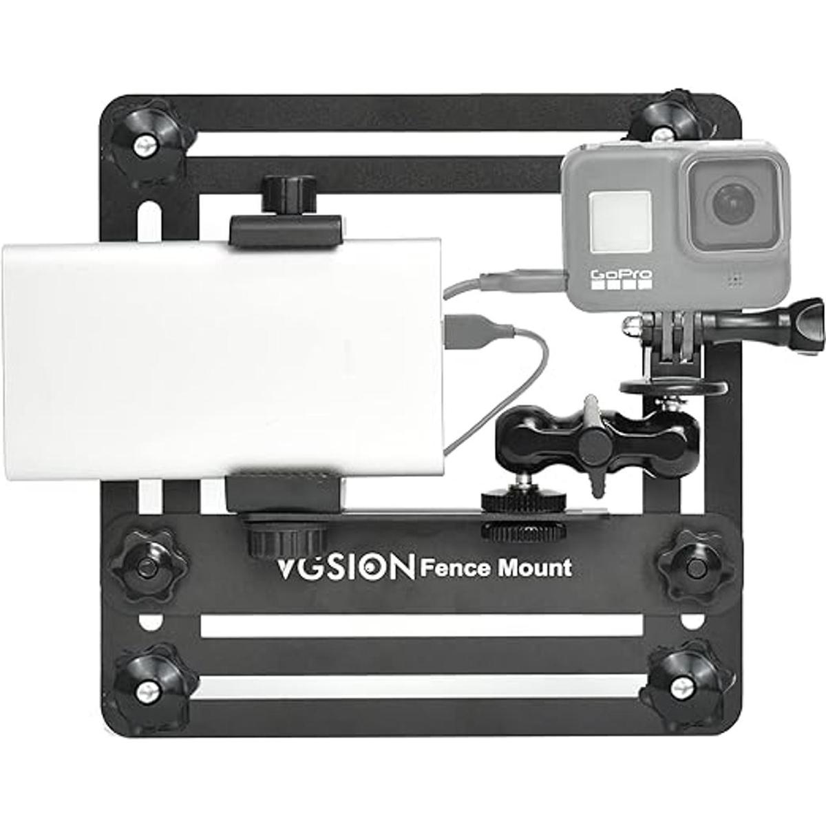 VGSION Soporte de valla de eslabones de cadena de aluminio