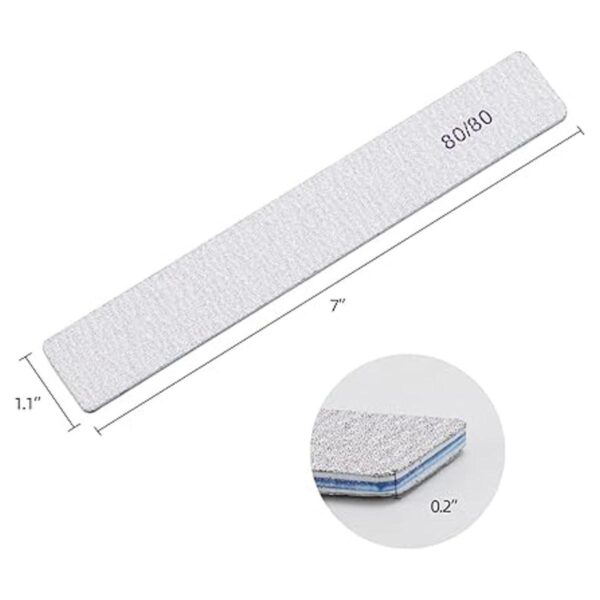 25 limas rectangulares de grano 80 para uñas acrílicas_2