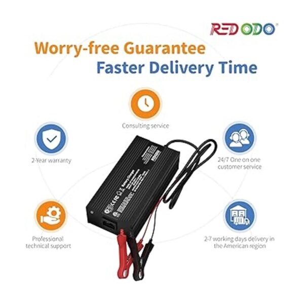Redodo Cargador de batería Lifepo4 de 14.6 V 10 A para_2