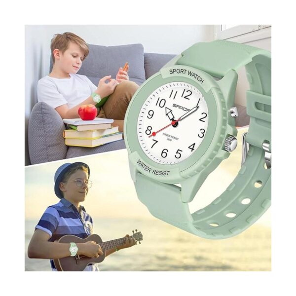 SOCICO Reloj analógico para niños y niñas reloj_5