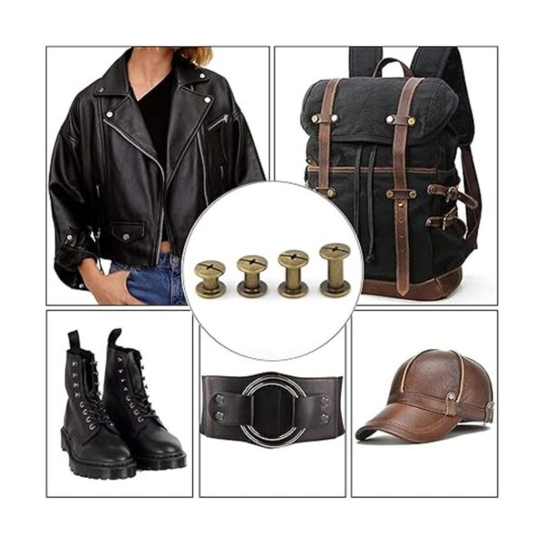 Bronce M5 Chicago Screws Kit surtido de 80 juegos de 4_2