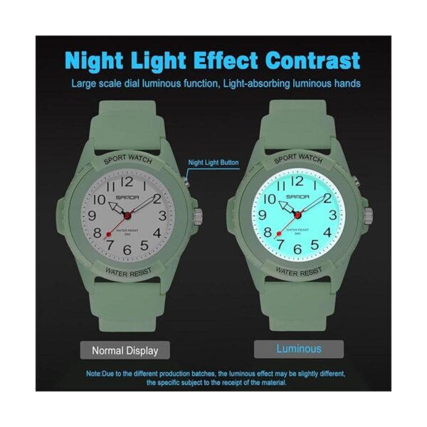 SOCICO Reloj analógico para niños y niñas reloj_2
