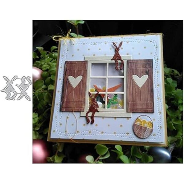 Bunny Metal Die Cuts Sitting Bunny Cutting Dies Cut
