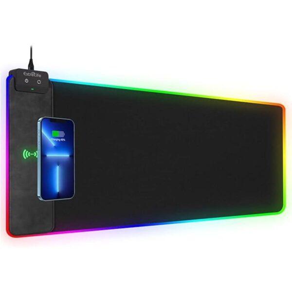 Alfombrilla de mouse RGB de carga inalámbrica para juegos_1