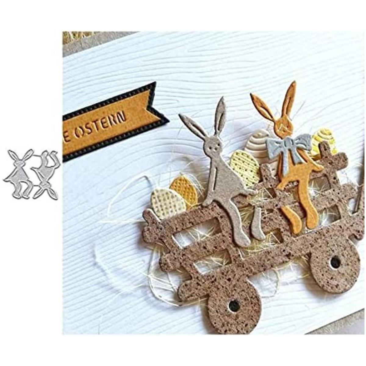 Bunny Metal Die Cuts Sitting Bunny Cutting Dies Cut