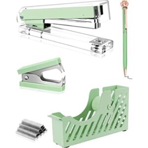 Creechwa Kit de accesorios de escritorio verde juego de_1