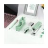 Creechwa Kit de accesorios de escritorio verde juego de_6