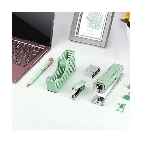 Creechwa Kit de accesorios de escritorio verde juego de_6