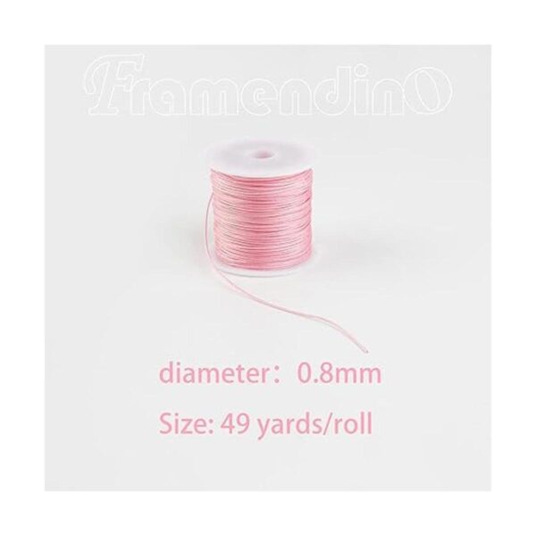 Framendino 12 rollos de cuerda de nailon de 0.031 in