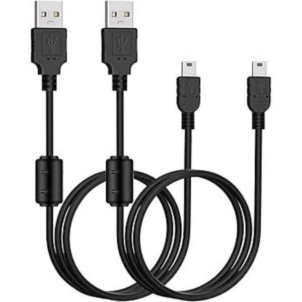 Paquete de 2 cables Canon Mini USB de cargatransferencia
