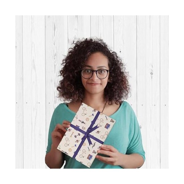 Papel de regalo para el día del padre con cinta y