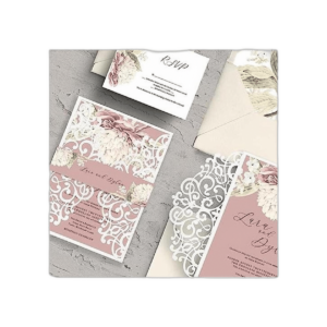 Flower Border Metal Die CutsWedding Invitation Lace Frame_1