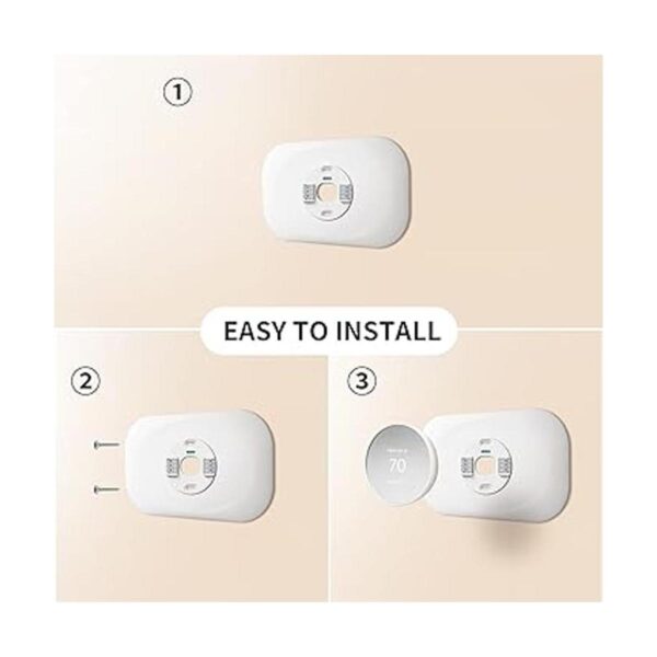 Compatible con Google Nest Thermostat 2020 Kit de moldura