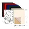 20 hojas autoadhesivas de terciopelo para decoración de_2