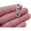 JKJF 20 pares de dijes de metal para esposas mini esposas