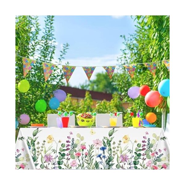 Mantel floral de verano de 3 piezas mantel floral de