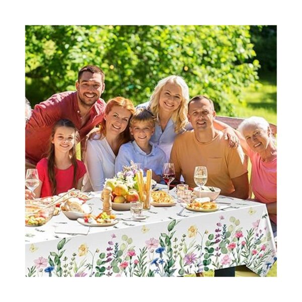 Mantel floral de verano de 3 piezas mantel floral de