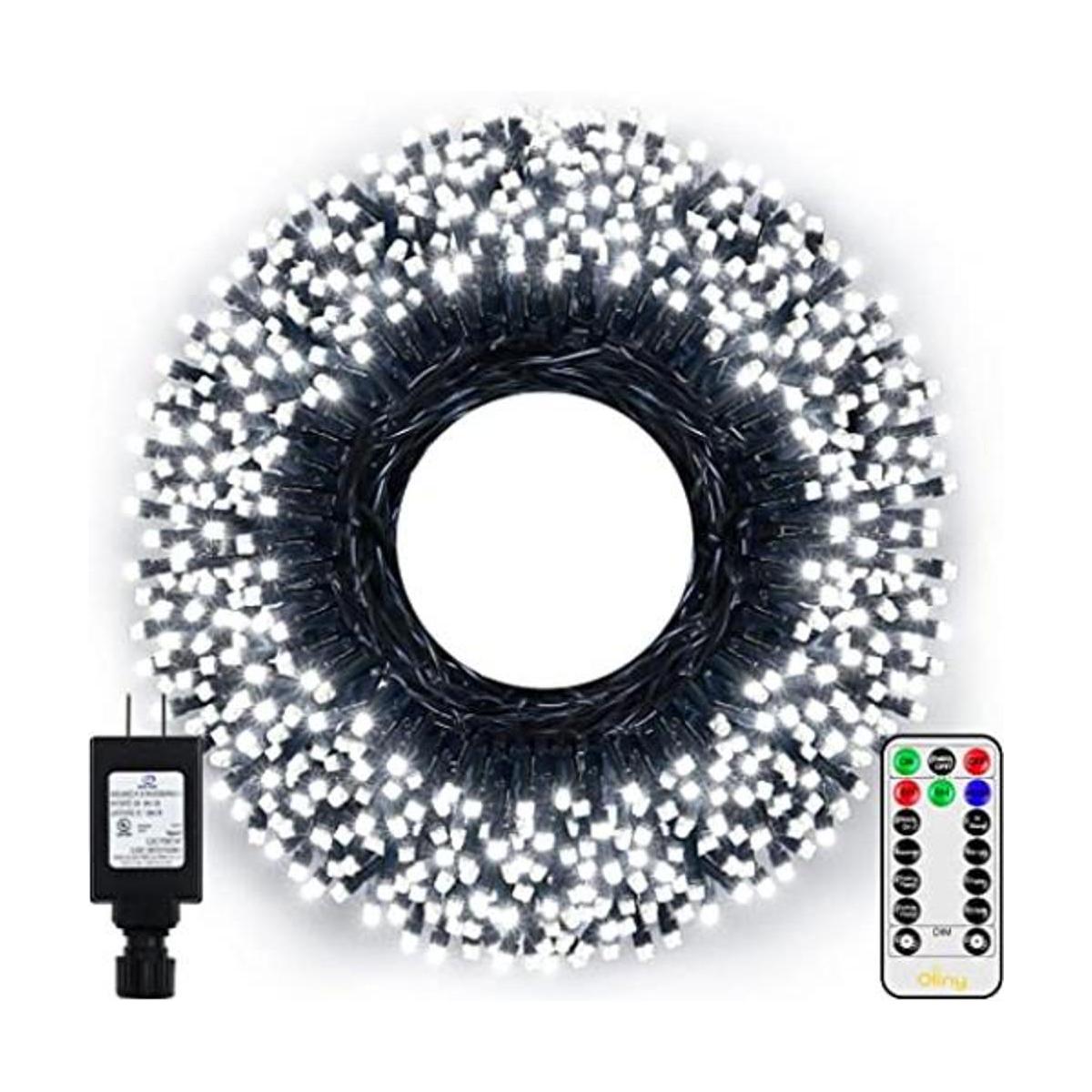 Ollny Luces de Navidad para exteriores 500 luces LED de