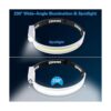 COSOOS 2 faros delanteros recargables lámpara LED_2