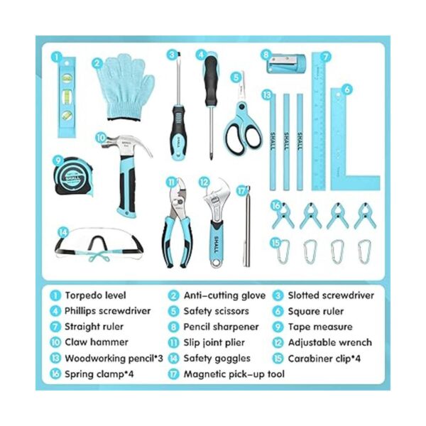 SHALL Juego de herramientas de 26 piezas para niños kit_4