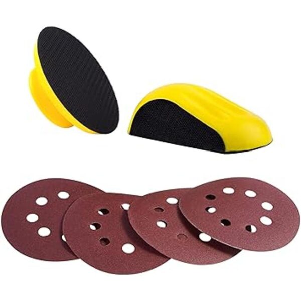 MIDO Professional Abrasive Bloque de lijado de ratón de 5
