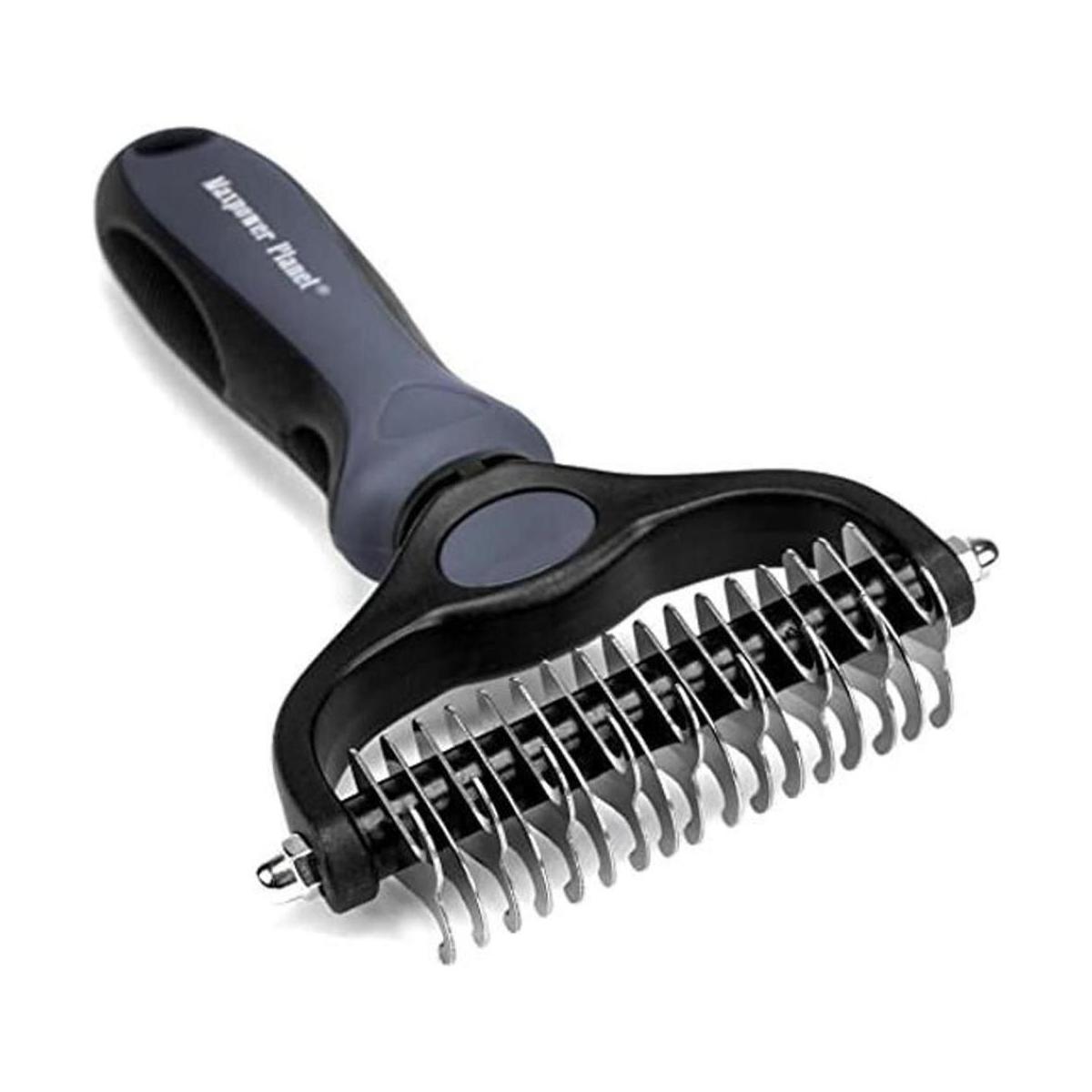 Maxpower Planet Pet Grooming Brush Double Sided Shedding