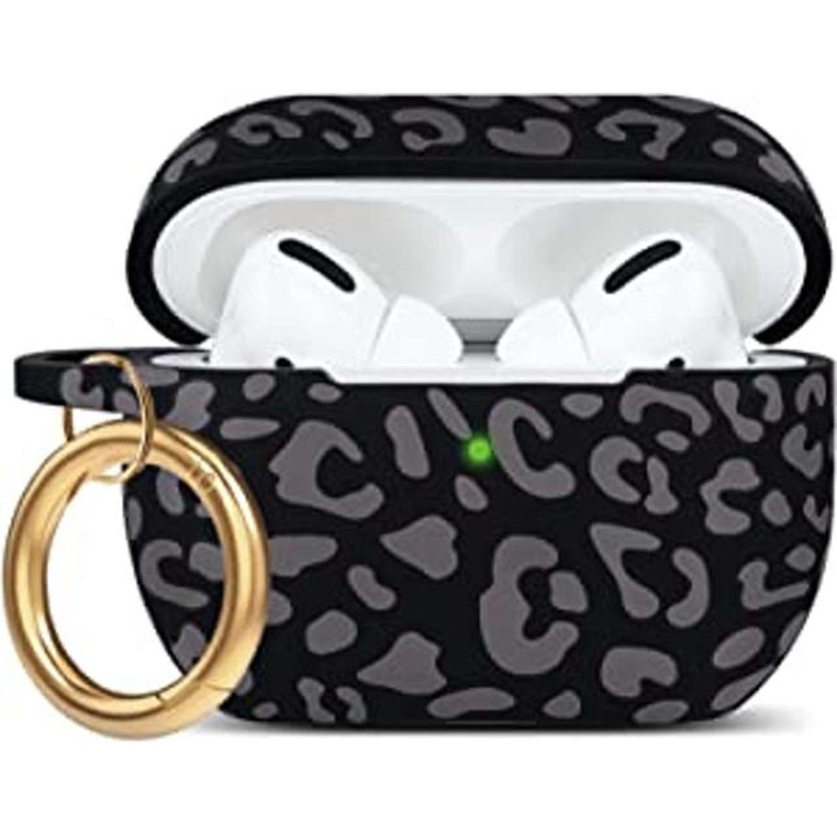 Funda de silicona para Airpods Pro de leopardo 2019 funda